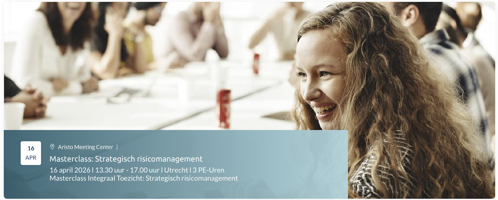 Masterclass - Strategisch risicomanagement
